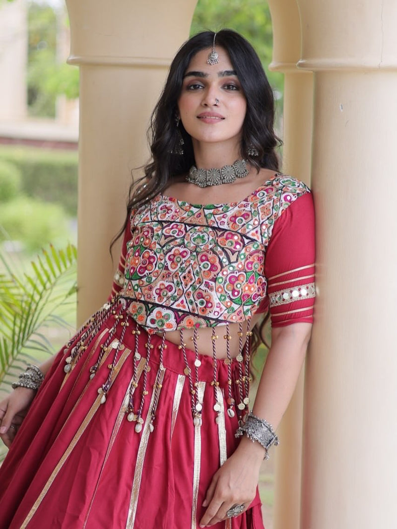 Zariya Noir Garba Lehenga Set