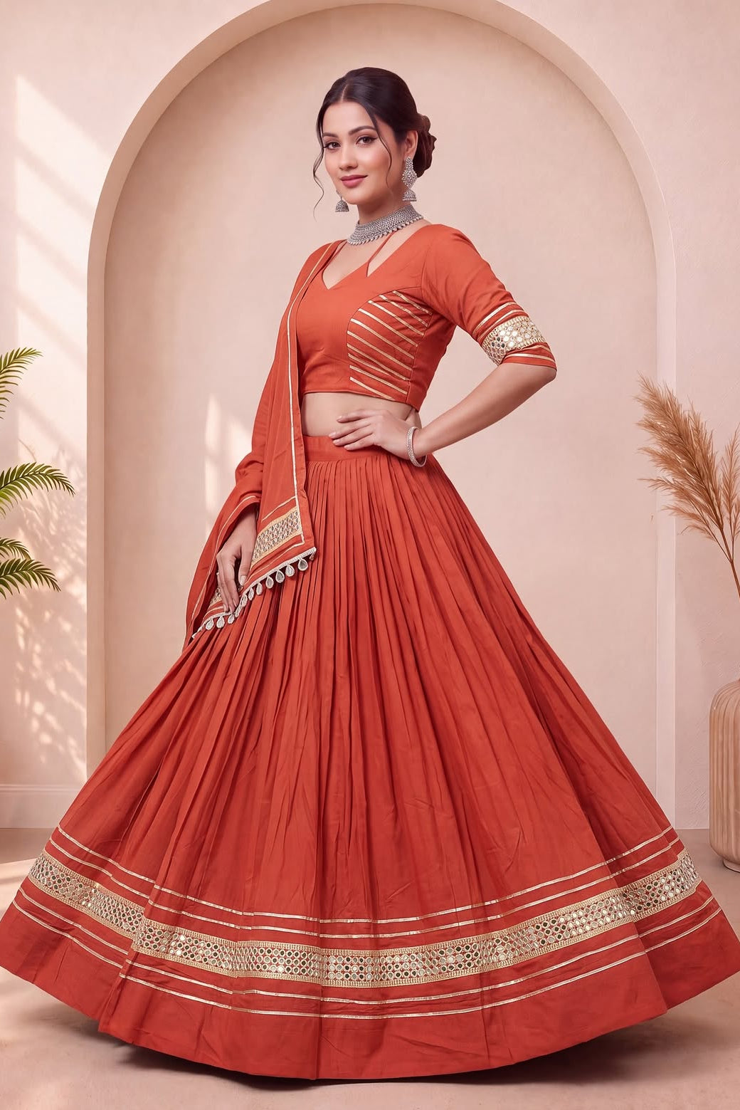 Kashvi Purple Festive Lehenga