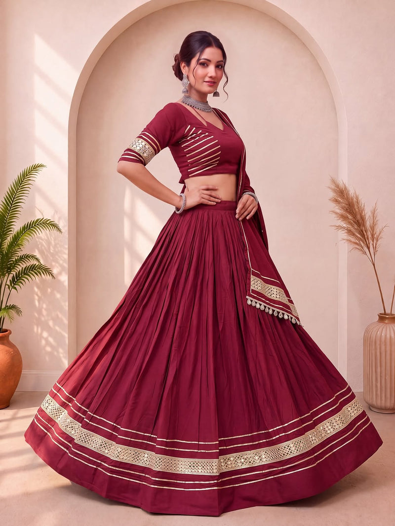 Kashvi Purple Festive Lehenga