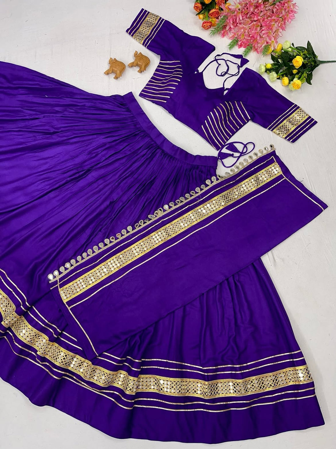 Kashvi Purple Festive Lehenga