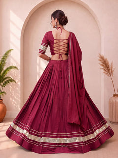 Kashvi Purple Festive Lehenga