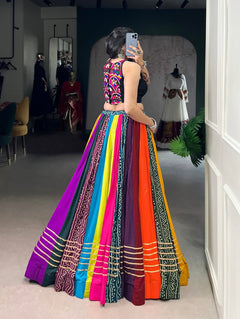 Garba Gulnaar Multi-ColorLehenga Set