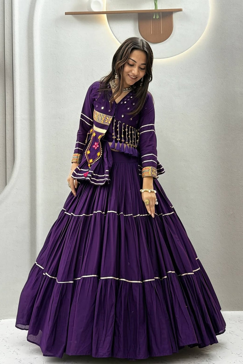 Rangrez Rani Garba Lehenga Set