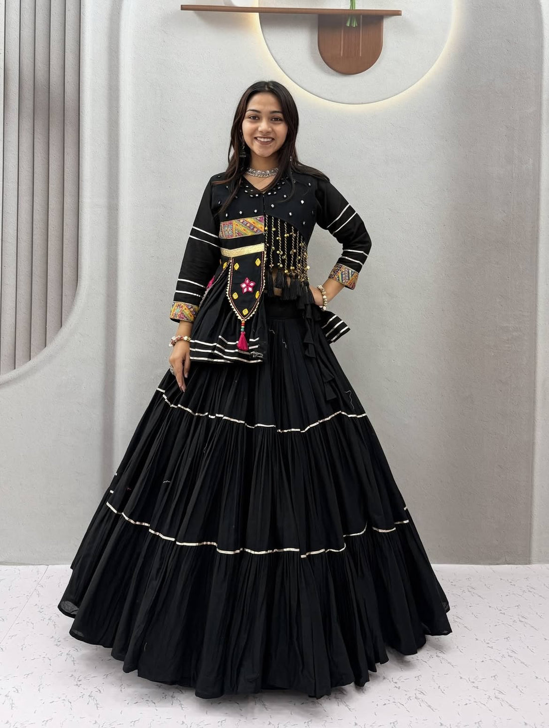 Rangrez Rani Garba Lehenga Set