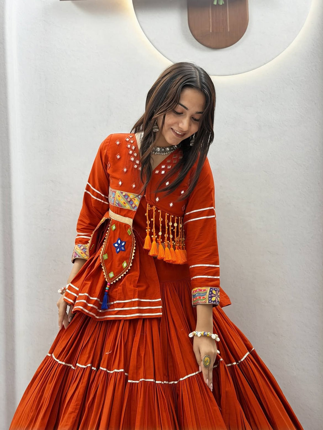Rangrez Rani Garba Lehenga Set