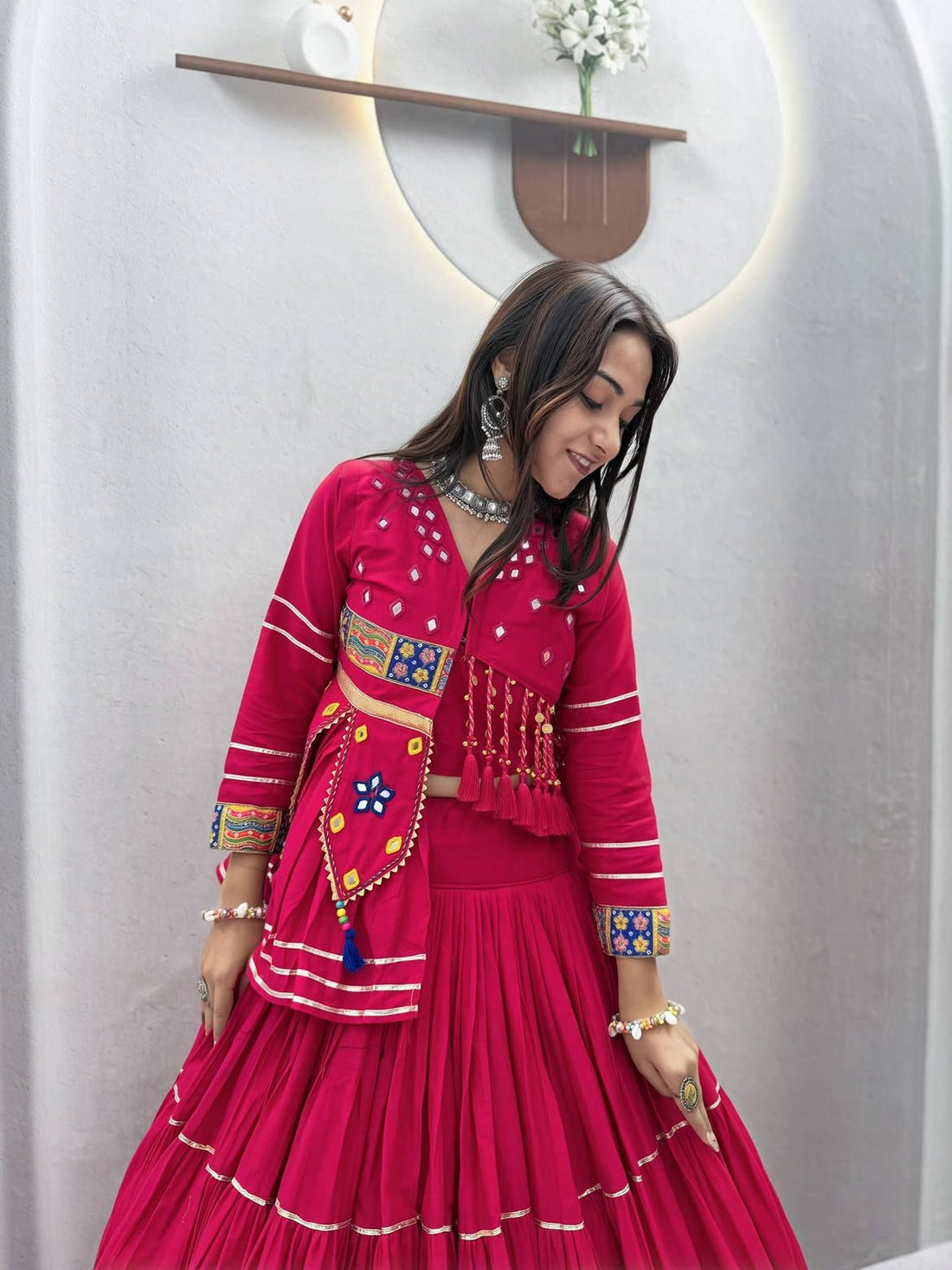 Rangrez Rani Garba Lehenga Set