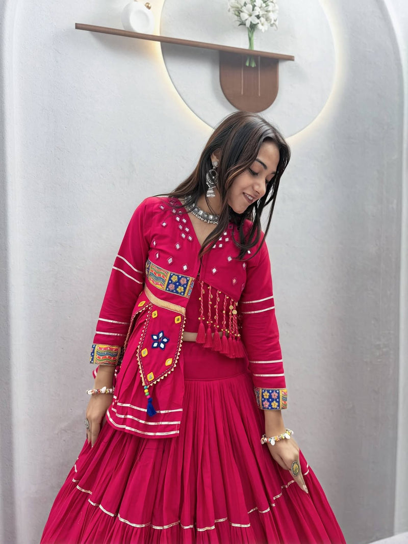 Rangrez Rani Garba Lehenga Set