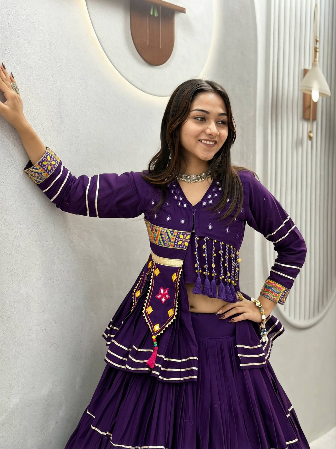 Rangrez Rani Garba Lehenga Set