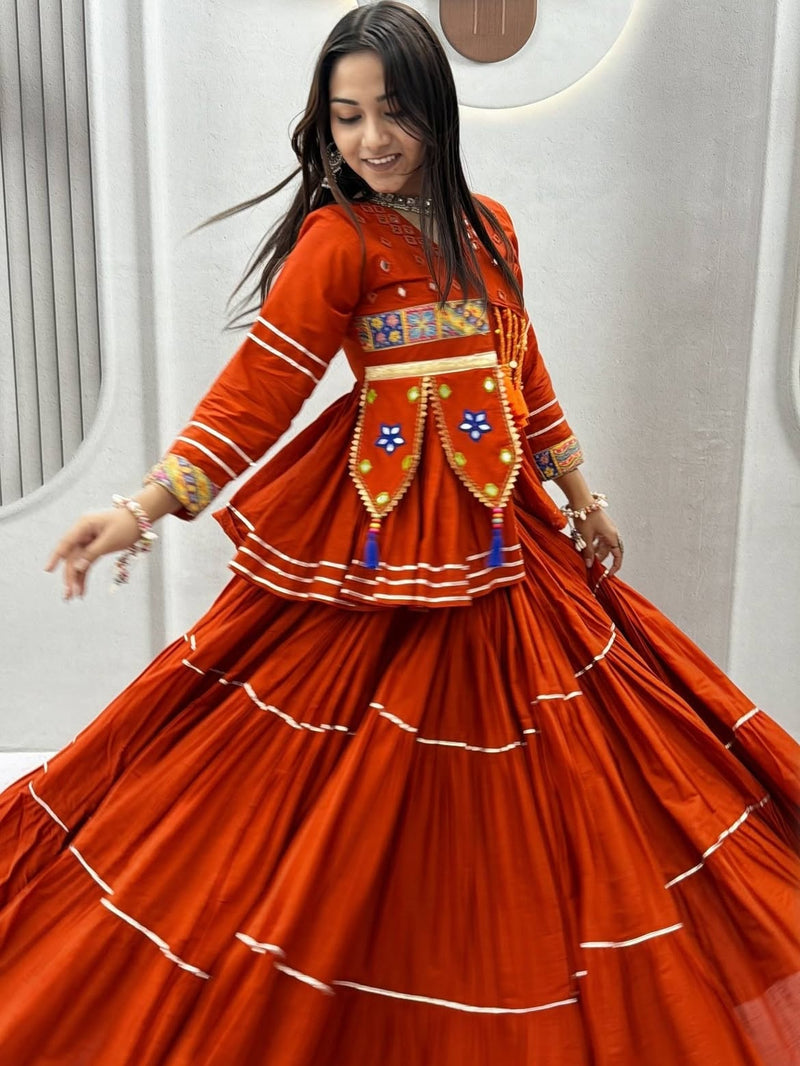 Rangrez Rani Garba Lehenga Set