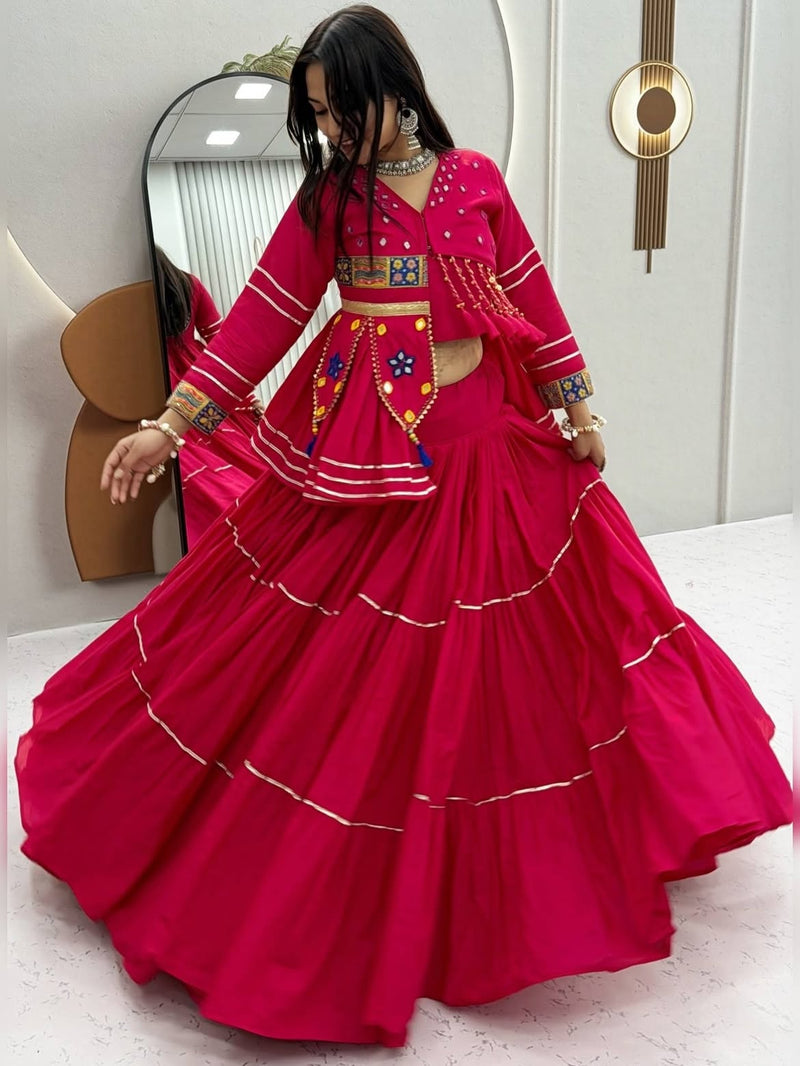 Rangrez Rani Garba Lehenga Set