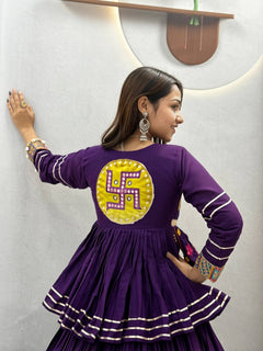 Rangrez Rani Garba Lehenga Set