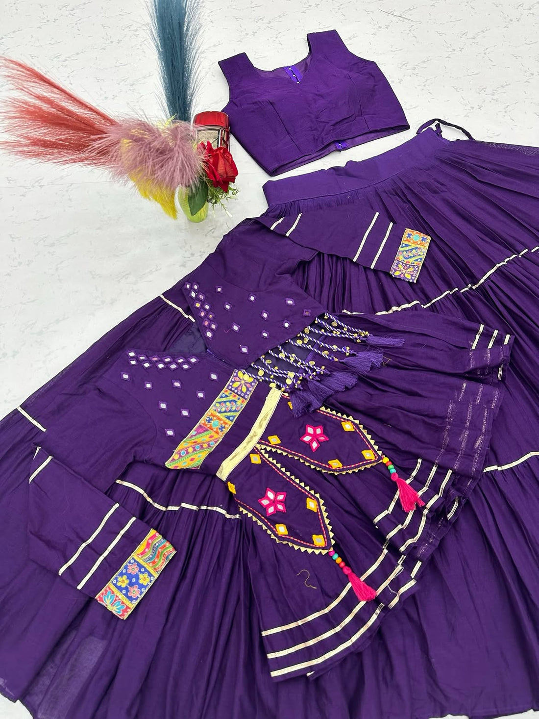 Rangrez Rani Garba Lehenga Set