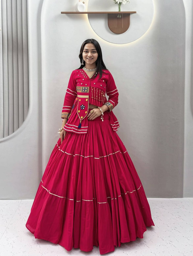 Rangrez Rani Garba Lehenga Set