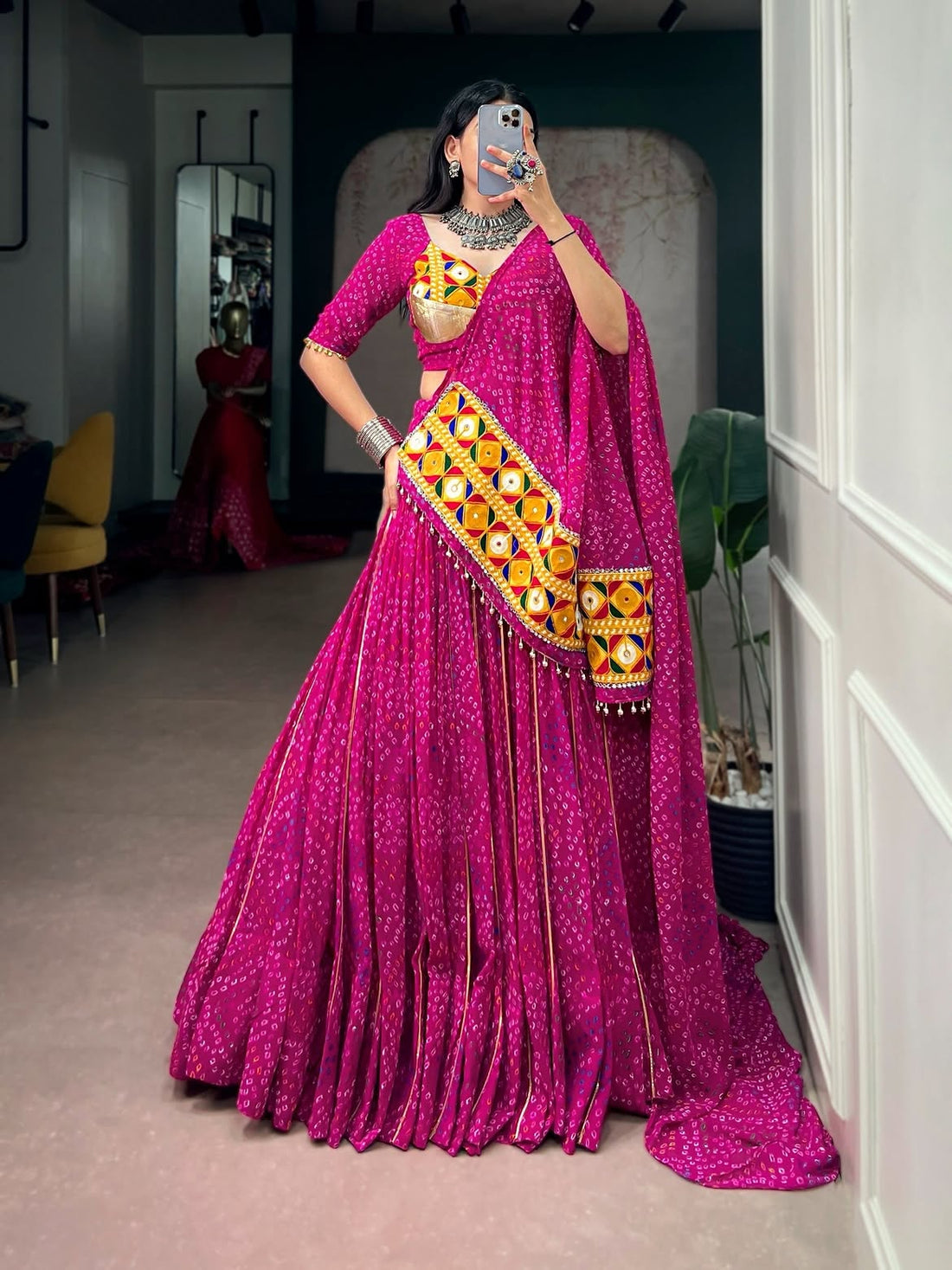 Bandhani Rang Royale Lehenga
