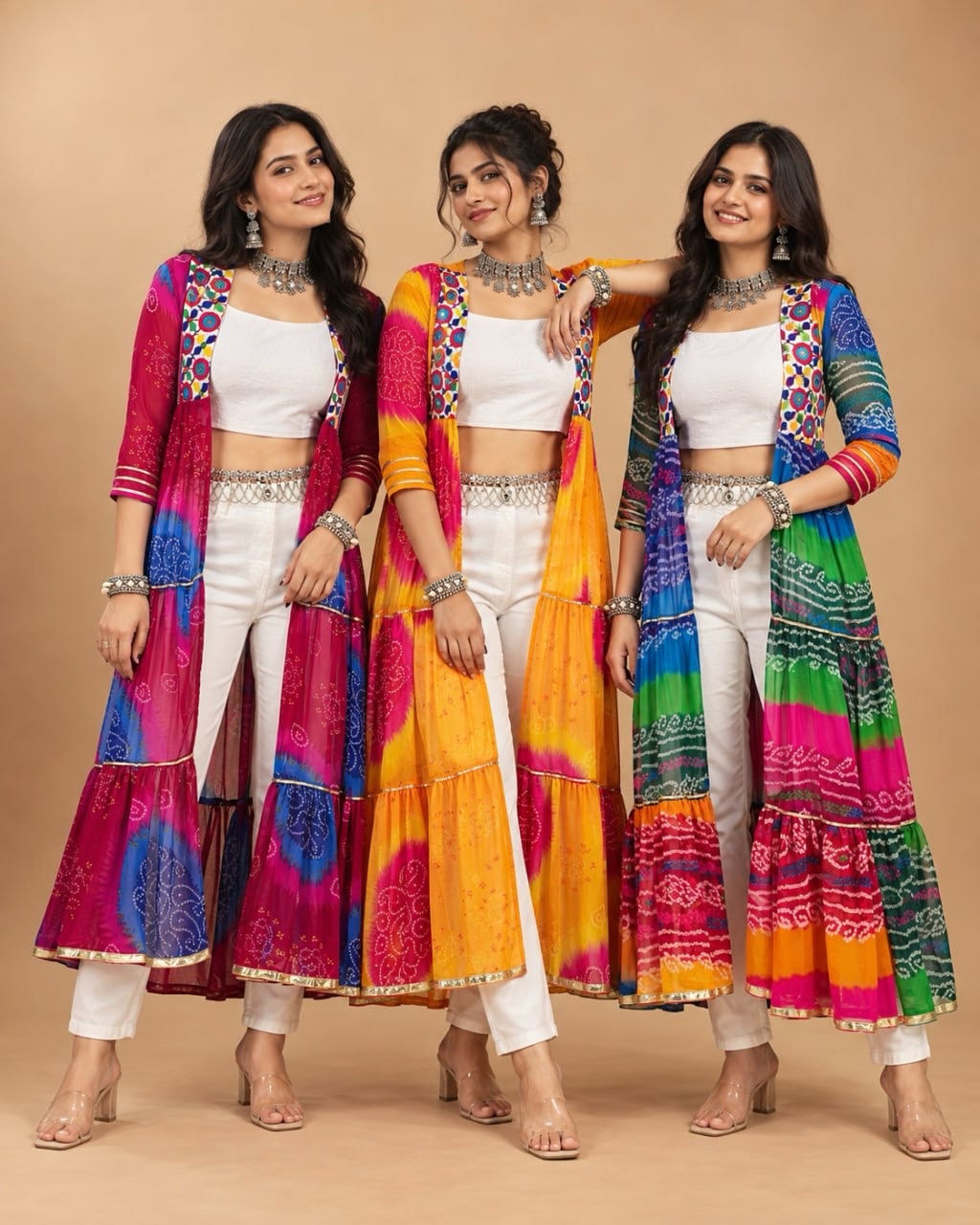 Raas-Rang Multi-Styler Shrug