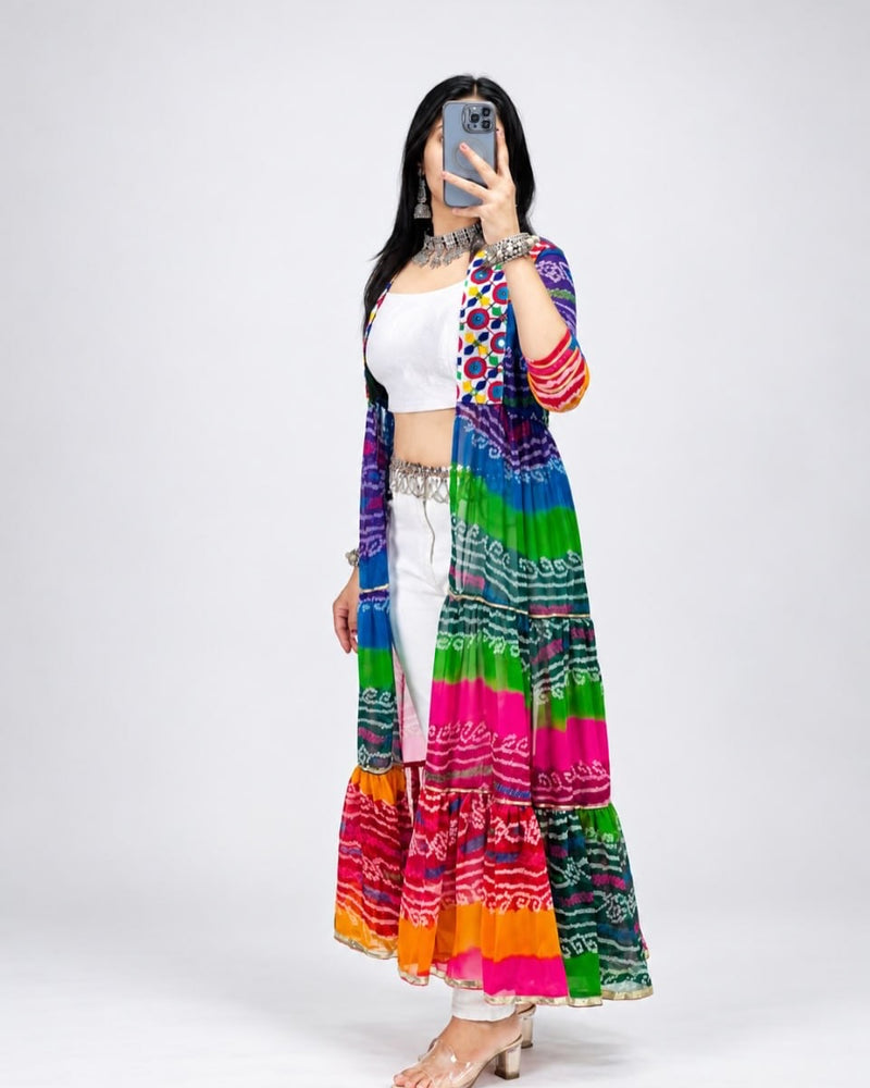 Raas-Rang Multi-Styler Shrug