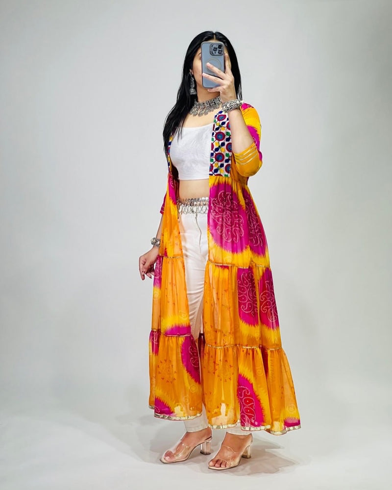 Raas-Rang Multi-Styler Shrug