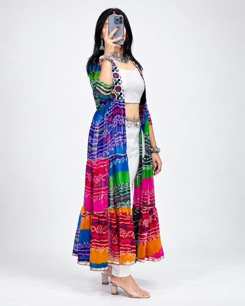 Raas-Rang Multi-Styler Shrug