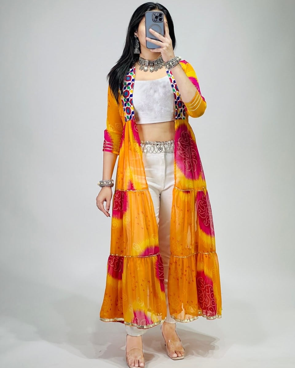 Raas-Rang Multi-Styler Shrug