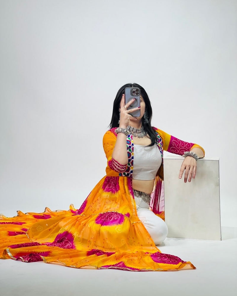 Raas-Rang Multi-Styler Shrug