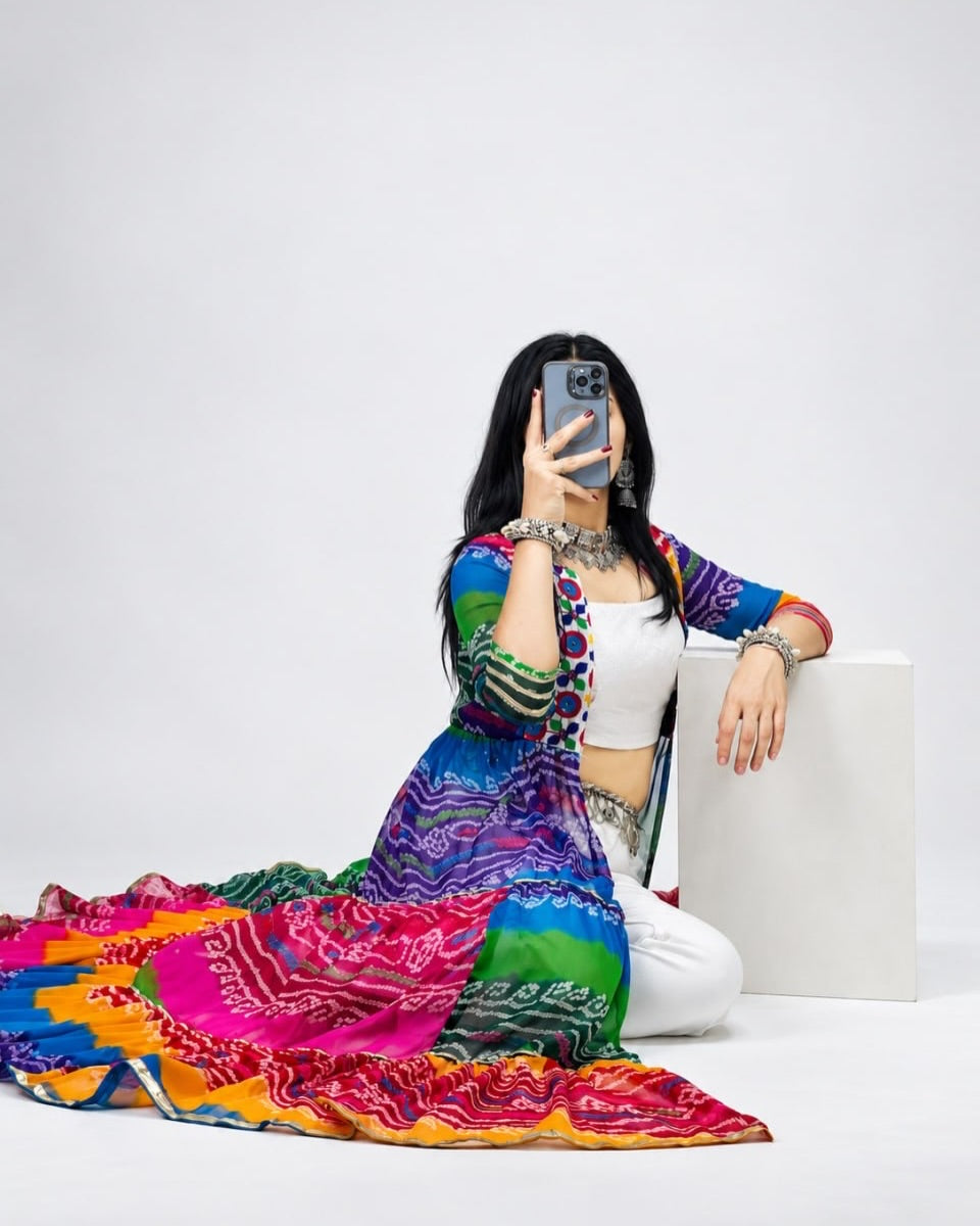 Raas-Rang Multi-Styler Shrug