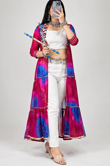 Raas-Rang Multi-Styler Shrug