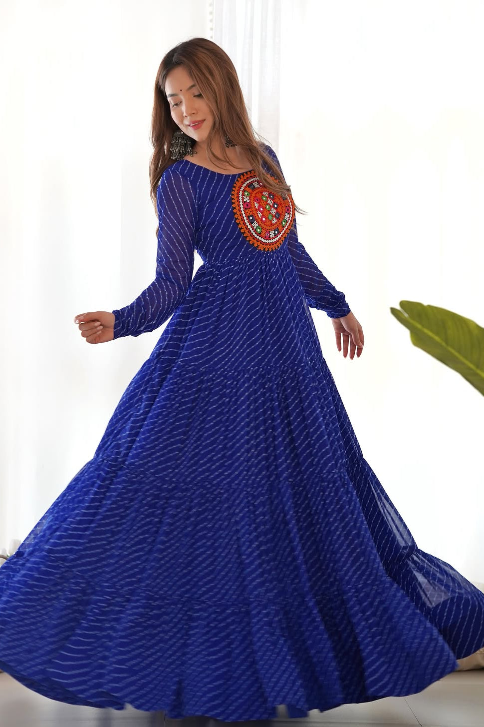 Aroshika Blue Festive Gown