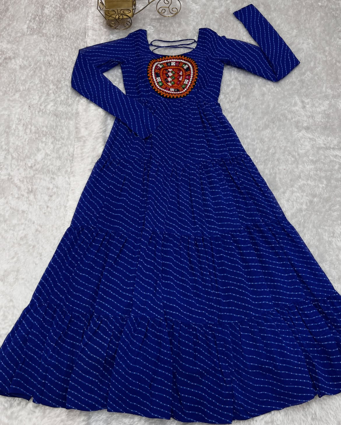 Aroshika Blue Festive Gown