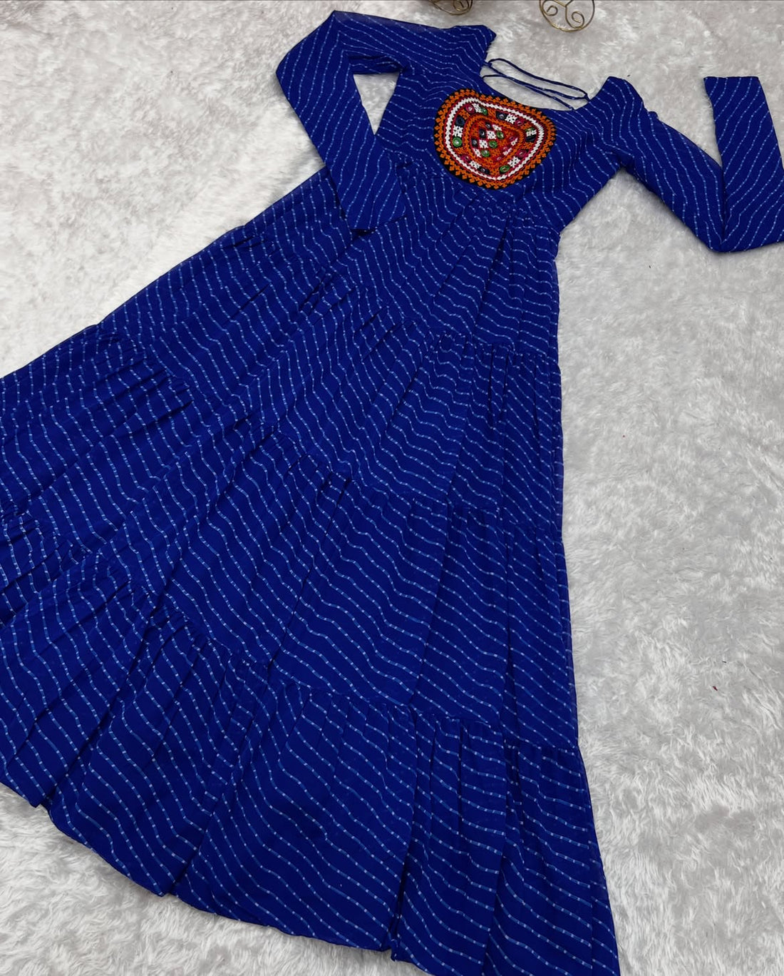 Aroshika Blue Festive Gown