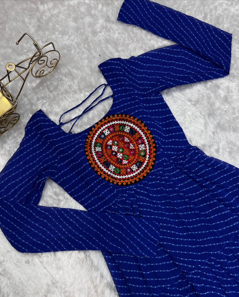 Aroshika Blue Festive Gown