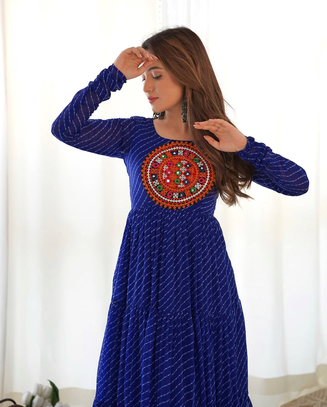 Aroshika Blue Festive Gown