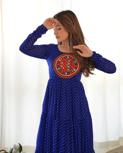 Aroshika Blue Festive Gown