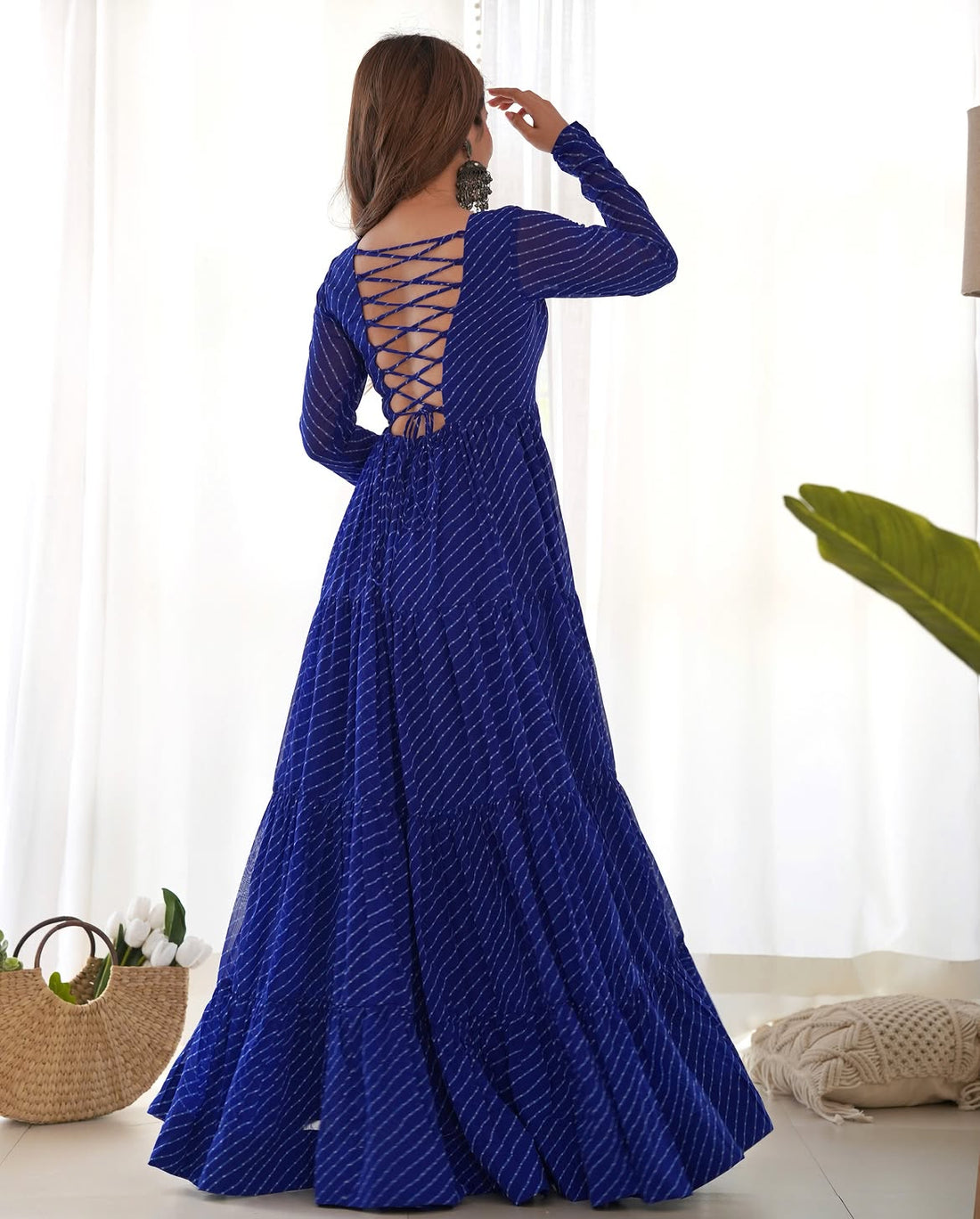 Aroshika Blue Festive Gown