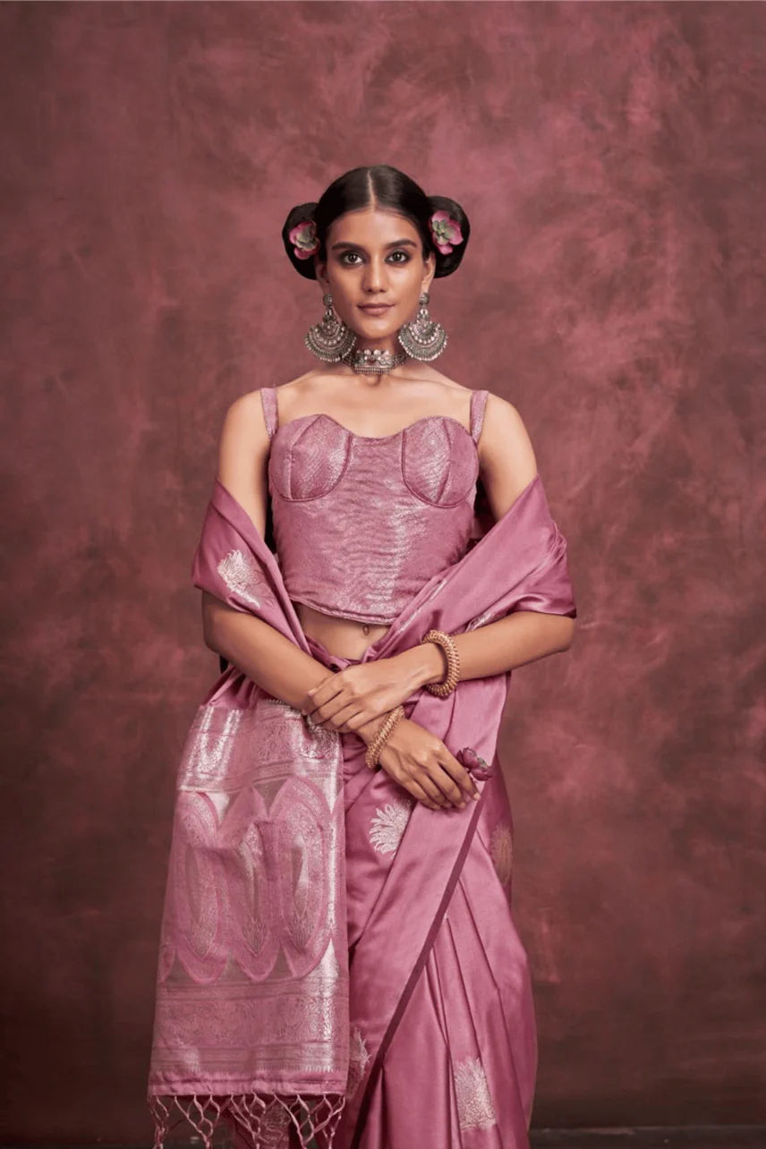 Soft silk saree with blouse