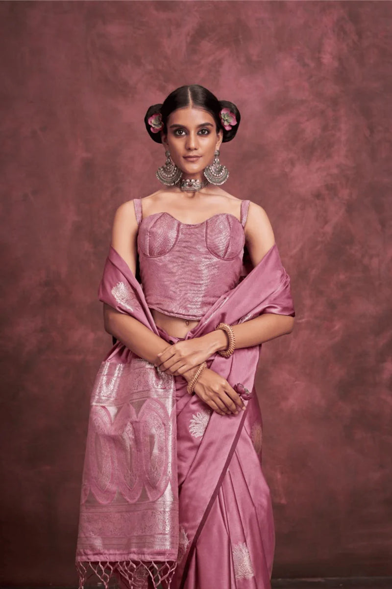 Soft silk saree with blouse