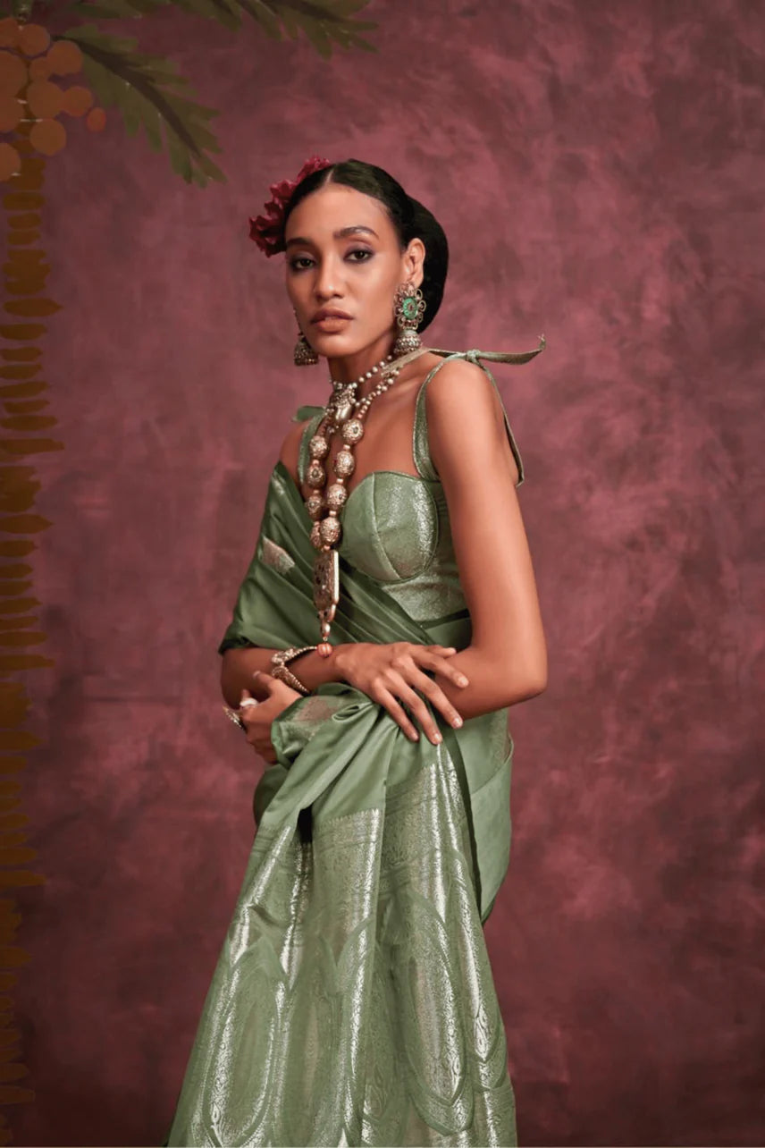 Soft silk saree with blouse