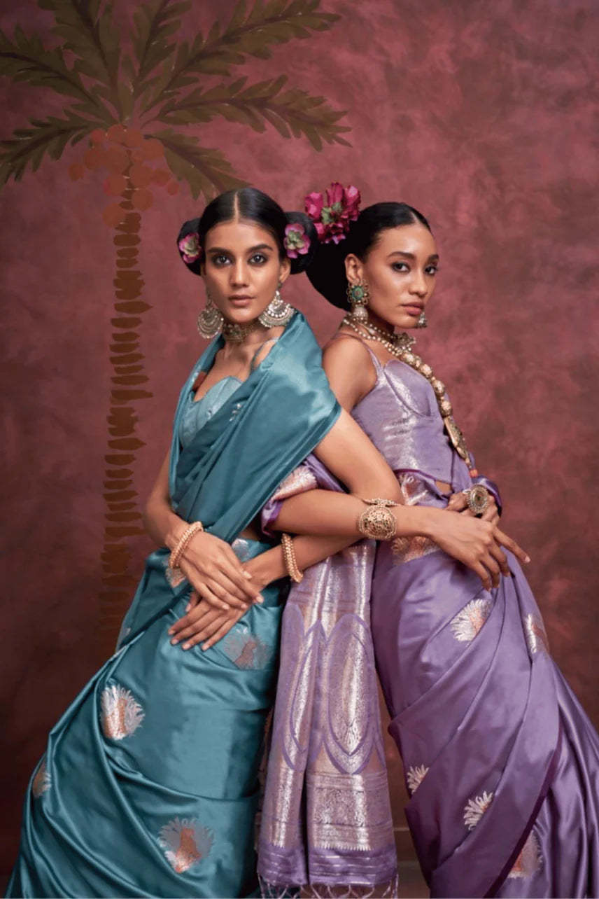 Party wear silk saree