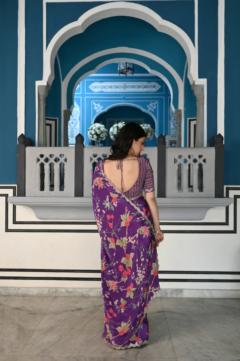 Lightweight saree for festivals