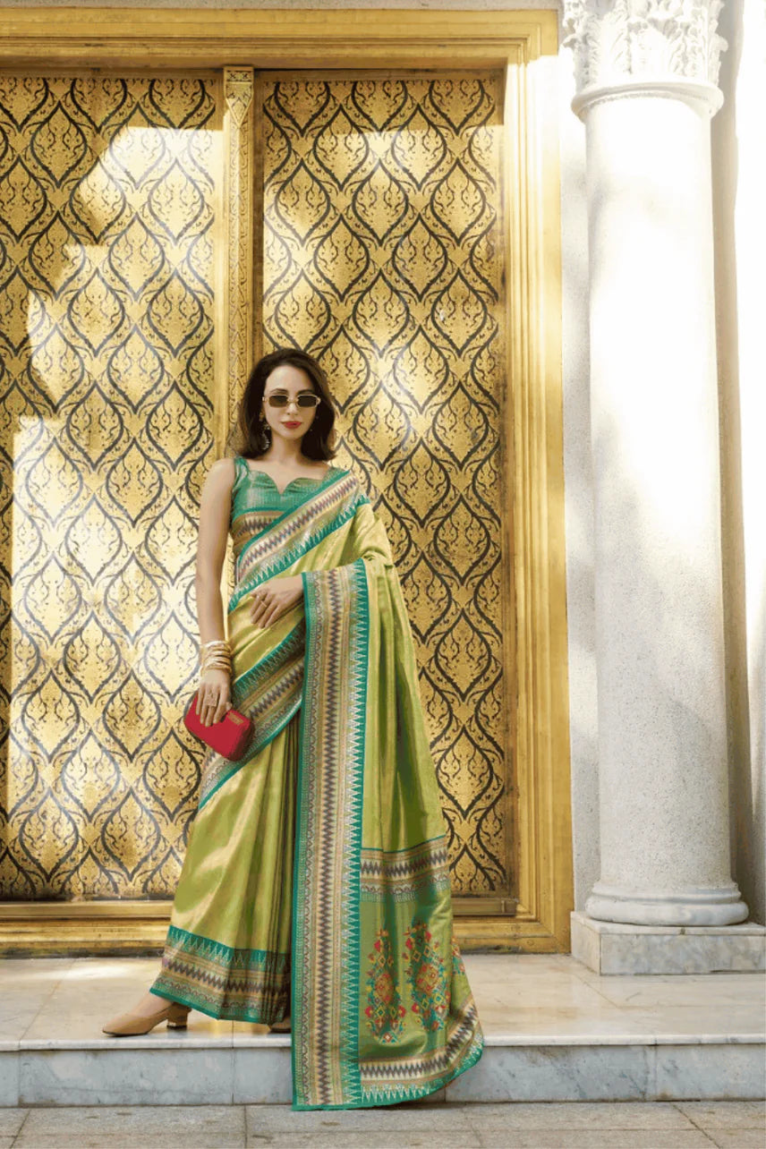 Ready-to-wear tissue saree