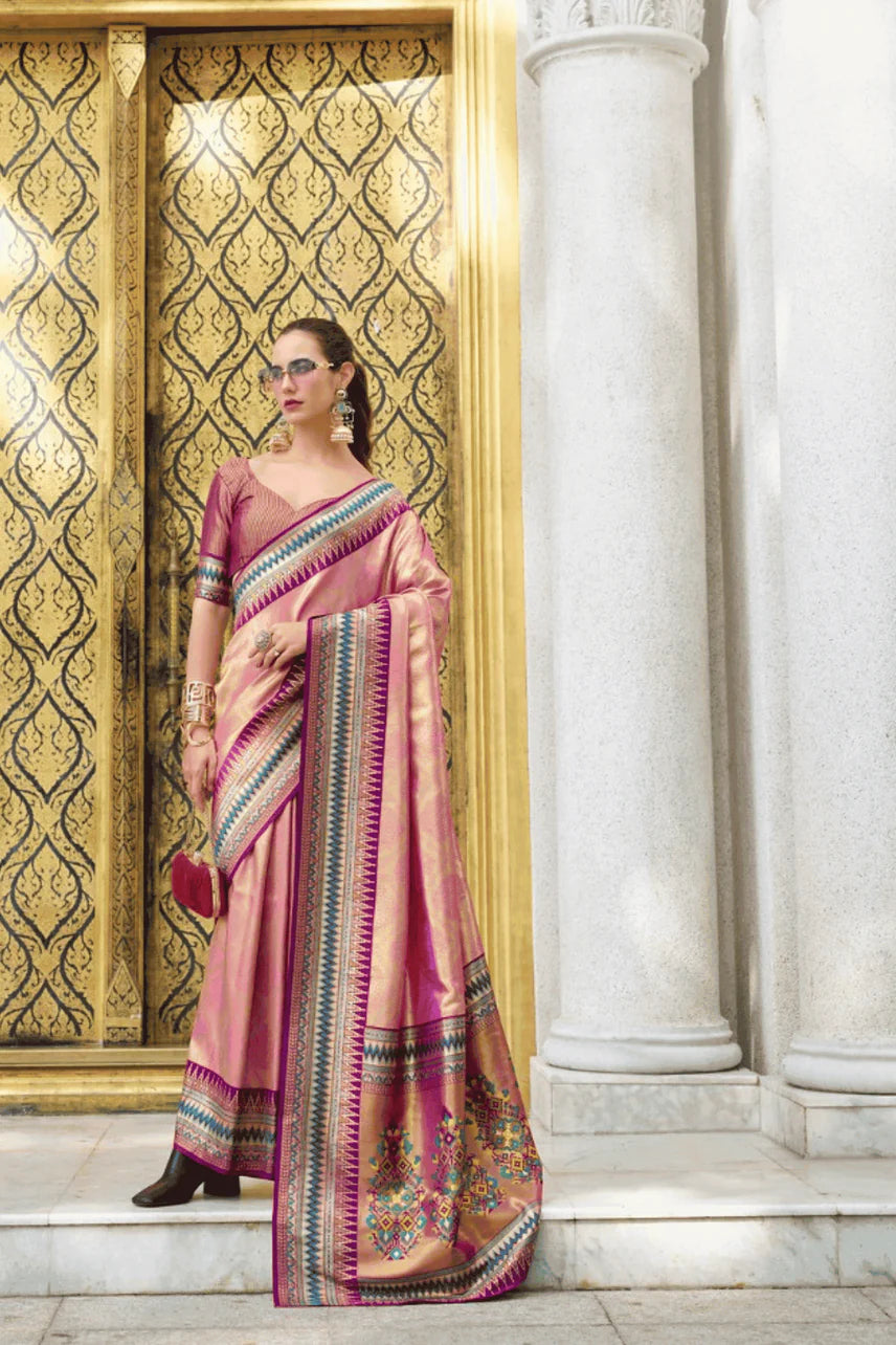 Designer border saree