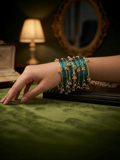 Rani Gulabo Ghungroo Bangle Set