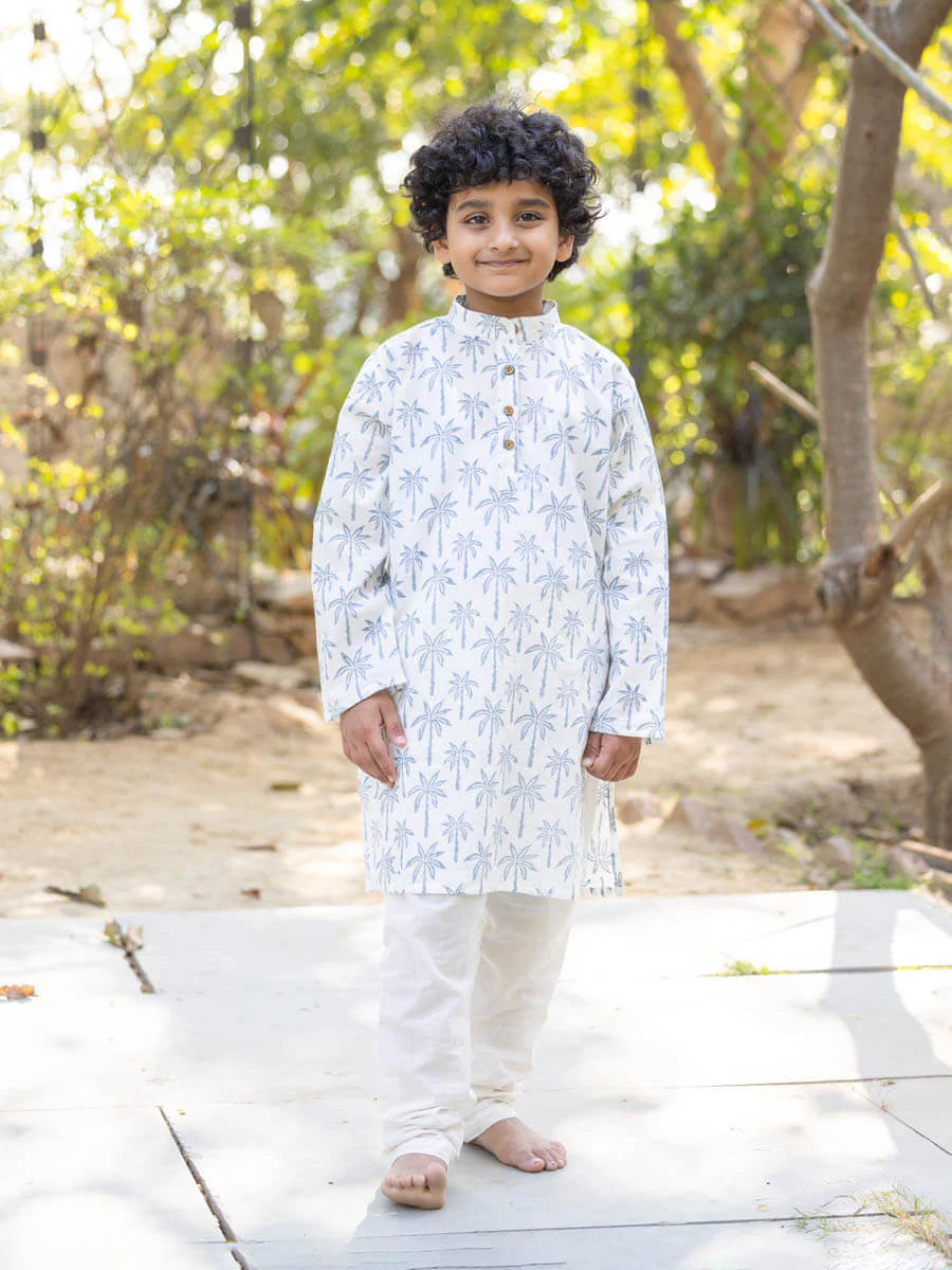 Full sleeve children's kurta