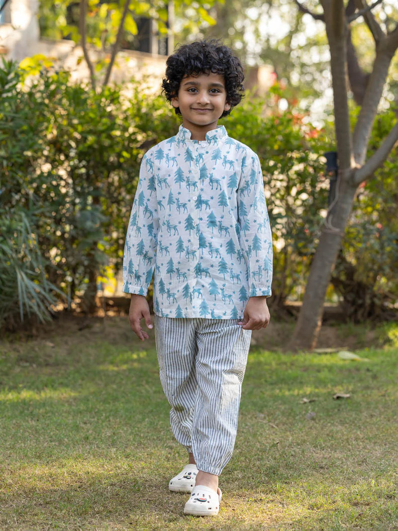 Hermey Organic Cotton Shirt and Pant Set of 2