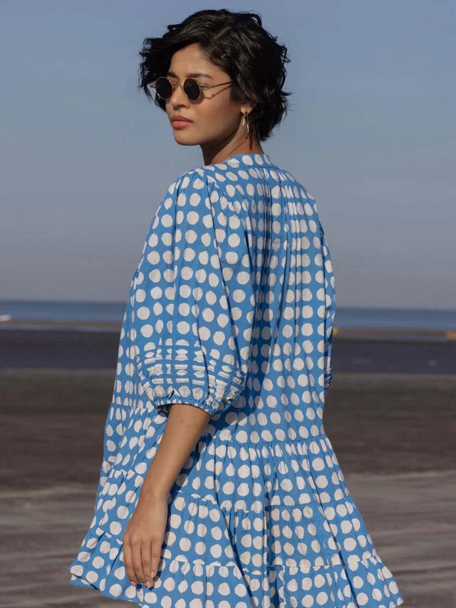 balloon sleeve dress