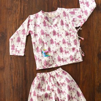 organic cotton Angrakha set for babies