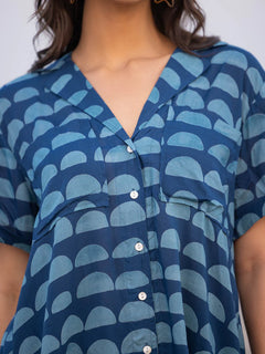 blue co-ord outfit