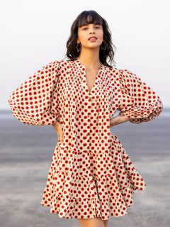 Bagru print dress