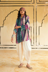 Blush Cotton Silk & Satin Pokhran Set