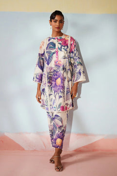 Serene Garden Cotton Lawn 3-Piece Set
