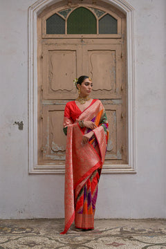 Festive silk saree